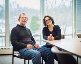 Jacqueline Cahill, M.S.S. ’18 and Jim Alderfer, M.S.S. ’17.