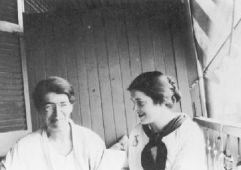 Martha May Eliot and Ethel Collins Dunham