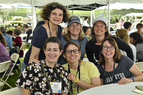 Sally Bachofer and classmates at Reunion 2022